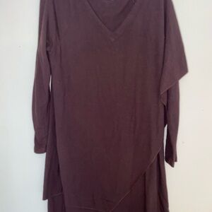 Soft Surroundings Asymmetrical Brown Dress